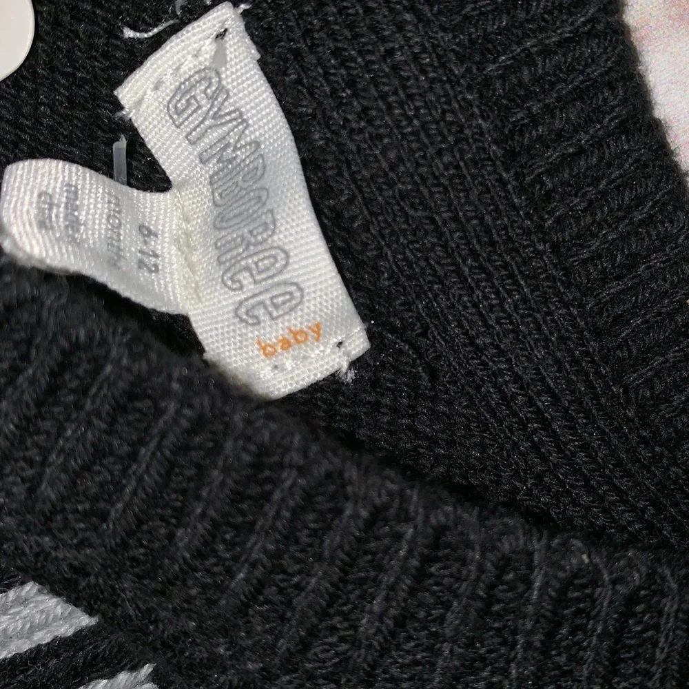 Gymboree sweater - 6-12 months - black/gray